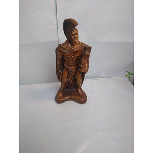 1990 COCO Joe's Hawaii Hapa Wood King Kamehameha Statue